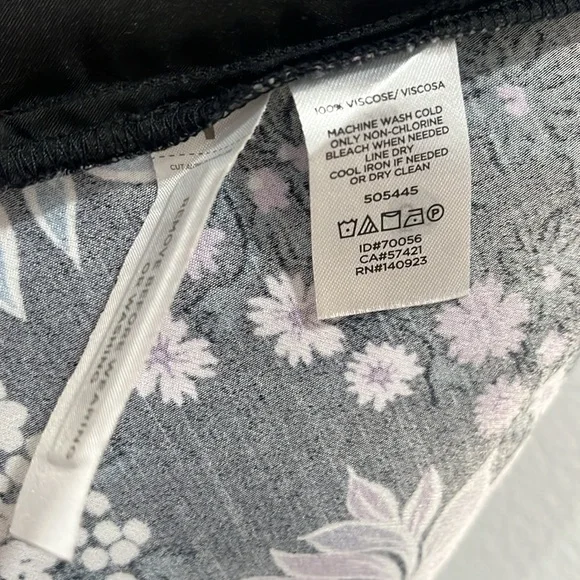 LOFT Floral Wide Leg Ankle Pull- On Pants, Size M, NWOT - Picture 12 of 15